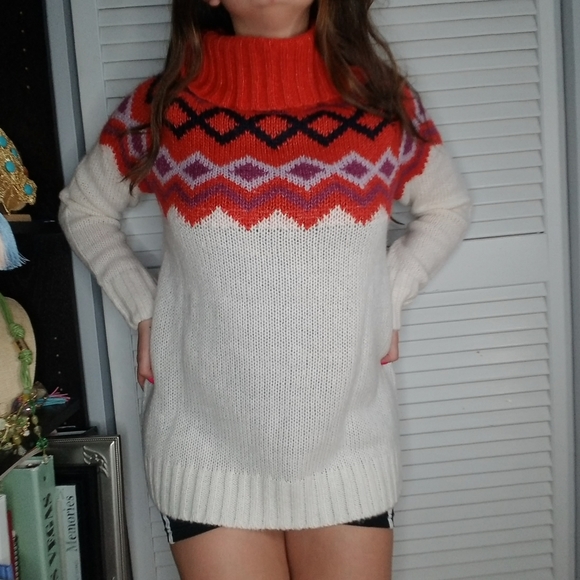 Holiday Cute Sweater Dress Medium Womens - Picture 5 of 6